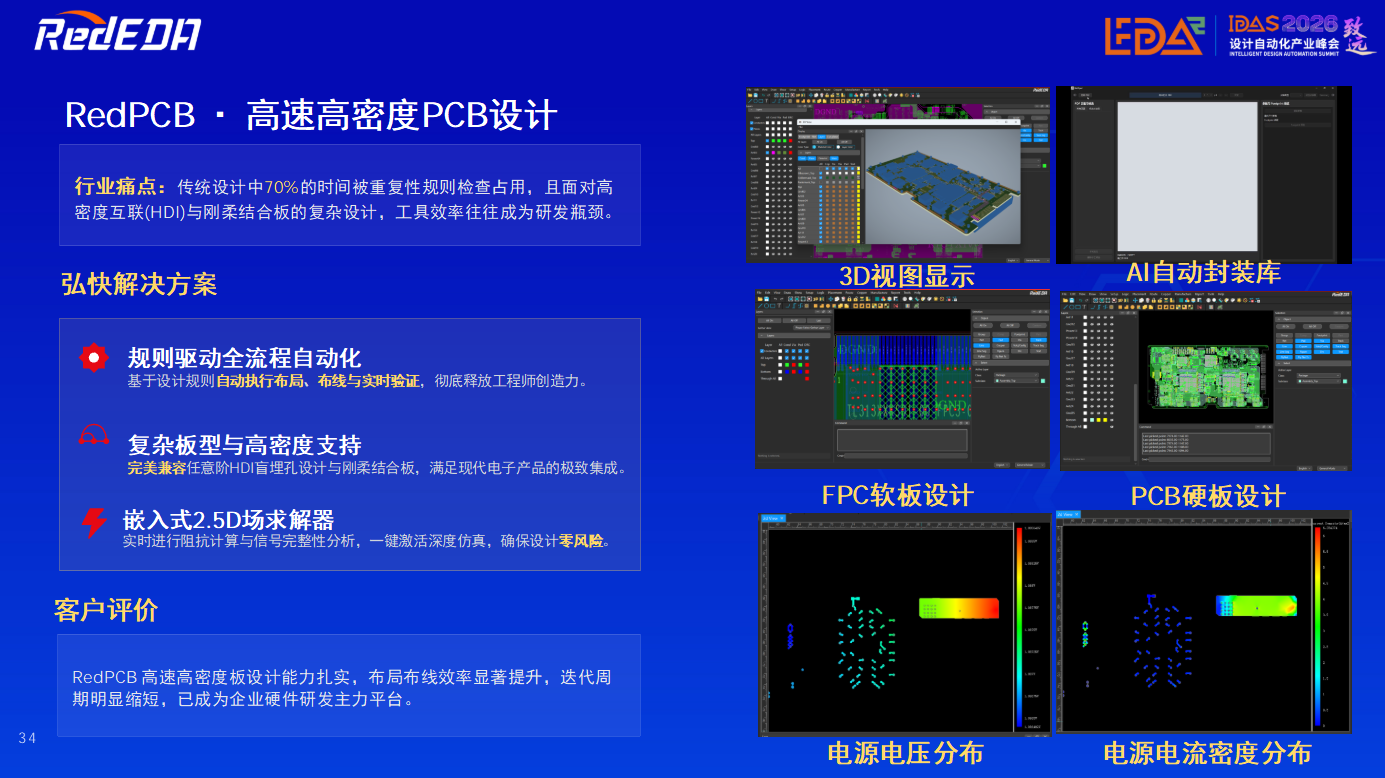 RedPCB高速高密度PCB设计功能概览